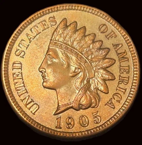 1905 Indian Head Cent PROOF LIKE RED - VERY FLASHY WITH MIRRORS - FREE SHIPPING
