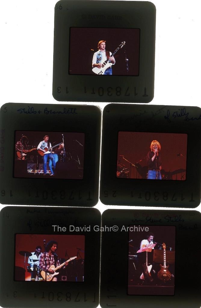1979 Stephen Stills w/ Band Havana Jam Cuba Gahr 35mm 5 Transparency Lot A175