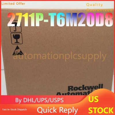 NEW AB 2711P-T6M20D8 Ser A PanelView Plus 600 Factory Sealed US Free Tax