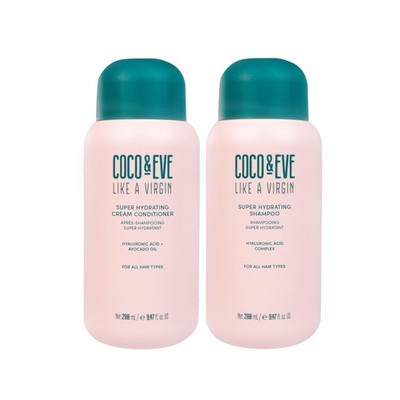Coco & Eve Like a Virgin Shampoo & Conditioner Set - Sulfate-Free, 8.4oz Each