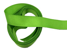 5 yards 7/8" Solid Acid Green Grosgrain Ribbon w Ribbed Texture - 100 polyester