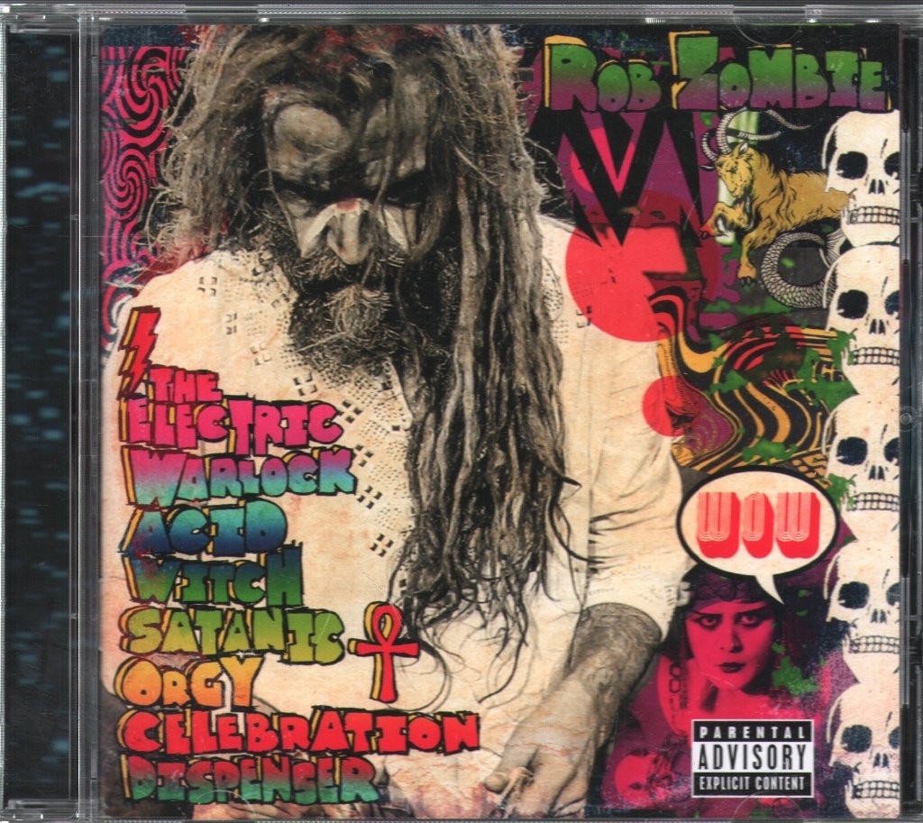 Rob Zombie Electric Warlock Acid Witch Satanic Orgy Celebration Dispenser CD