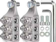 12-Way 10AWG up to 4/0 AWG Gauge Battery Terminal Connectors, Top Post Battery T