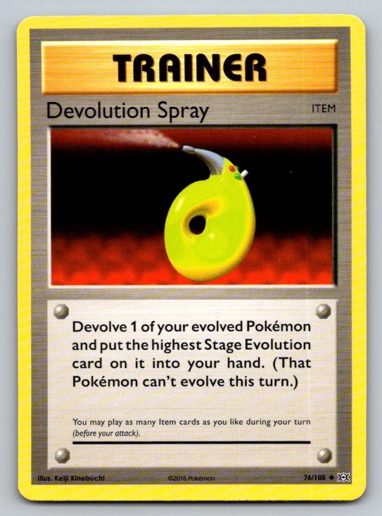 Devolution Spray XY - Evolutions 76/108 NM