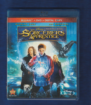 Disney The Sorcerer's Apprentice Blu-ray Movie DVD, Blu-ray + Digital