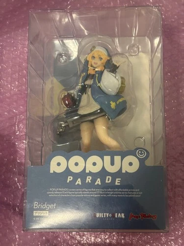 Bridget Pop Up Parade NM Figure Blue Guilty Gear Strive US Seller