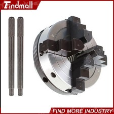 Findmall 3'' 4 Jaw Chuck Fit For All Wood Lathes With 1-Inch By 8 TPI Spindles