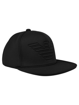 EMPORIO ARMANI Herren Men Mütze Kappe Cap Baseball Hat Schwarz Black UVP: 70 