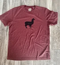 PRANA Journeyman 2 Como Te Llama Graphic Tee Shirt Dont know  Rose SZ XL