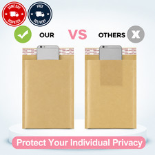 Kraft Bubble Envelopes Self Seal Padded Mailing Bags Shipping Packaging