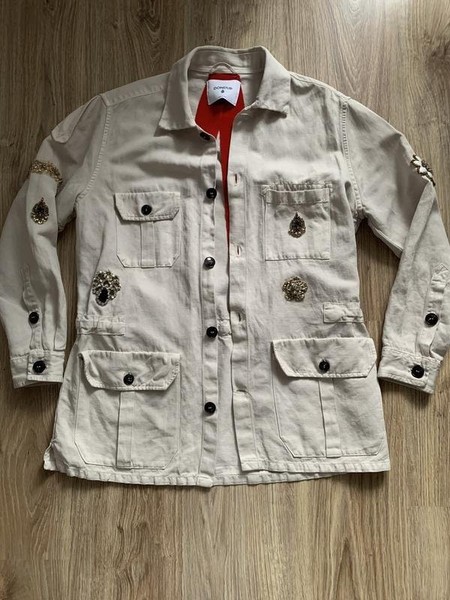 Women Dondup Jacket Beige 36 / S / 44