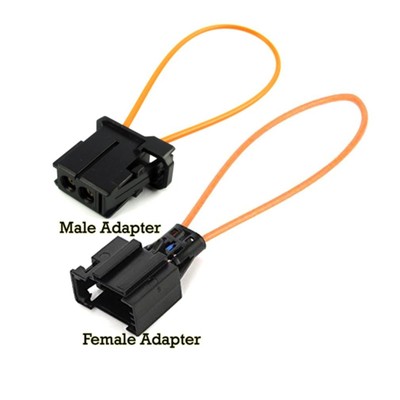 DIE MEISTEN Fiber Optic Schleife Kabel Stecker Stecker x2 Für Audi, Für