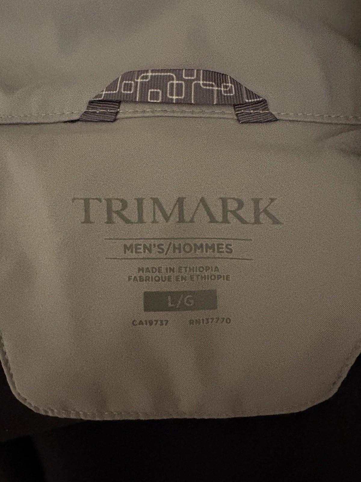 Trimark Mens Softshell Full Zip Vest Gray John Michael Pierce Foundation Size L image 4