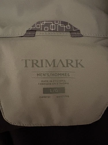 Trimark Mens Softshell Full Zip Vest Gray John Michael Pierce Foundation Size L image 4