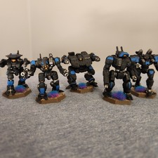 Battletech Clan Direct Fire Star - Painted - Clan Ghost Bear