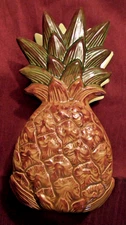 Acrylic/Resin Pineapple Napkin-Letter Holder - Unique Vintage Piece