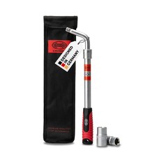 HEYNER® Radmutternschlüssel Teleskop 35–53 cm, Multi-Size 17/19 & 21/23 mm, Chro