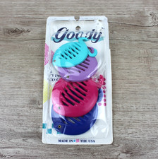 NOS Vintage 1989 Goody Clincher Combs Retro Item 1182 Made in USA - 1 pack of 4