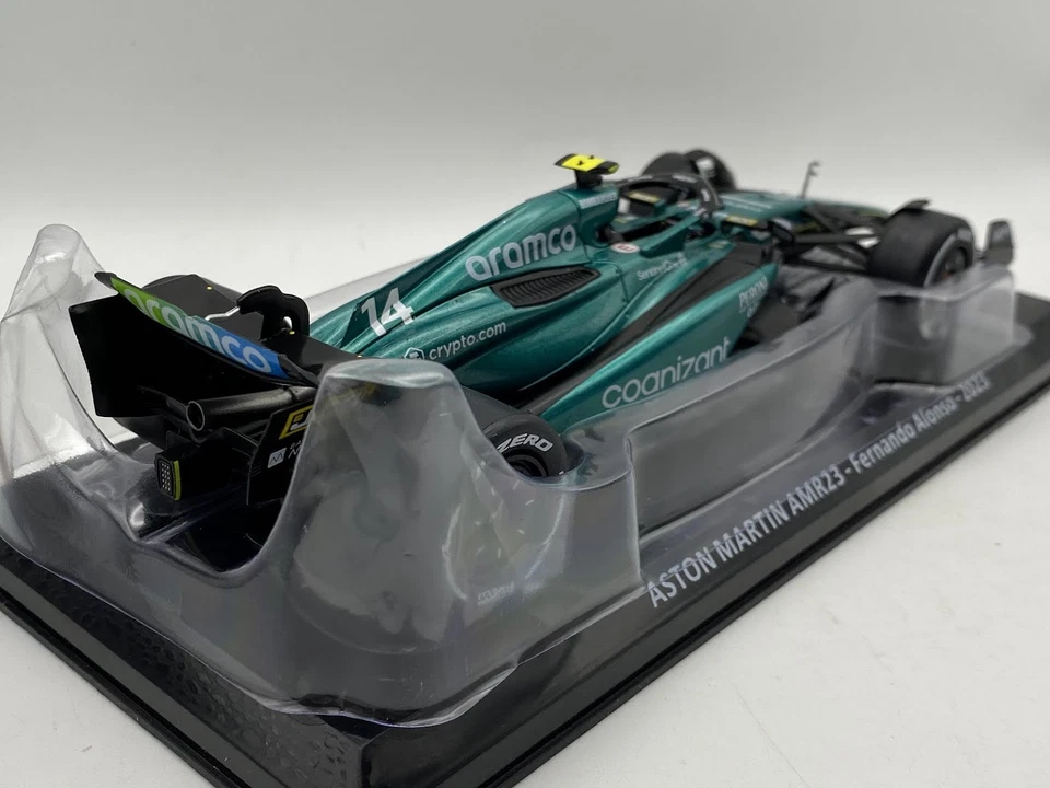 1:24 ASTON MARTIN AMR23 Fernando Alonso 2023 F1 Centauria blister arrugado - Imagen 2 de 4