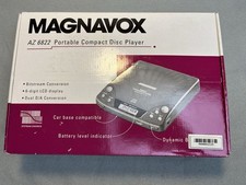Magnavox AZ6822 Personal CD Player ESP Dynamic Bass Boost W/ Power Adapter NEW