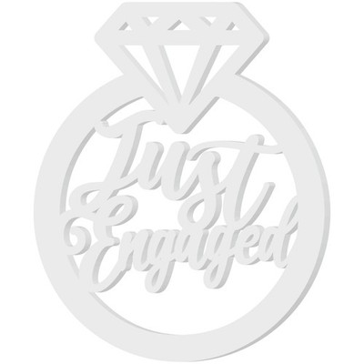 Just Engaged Sign for Engagement Party Photo Booth Props Bridal Shower Decor