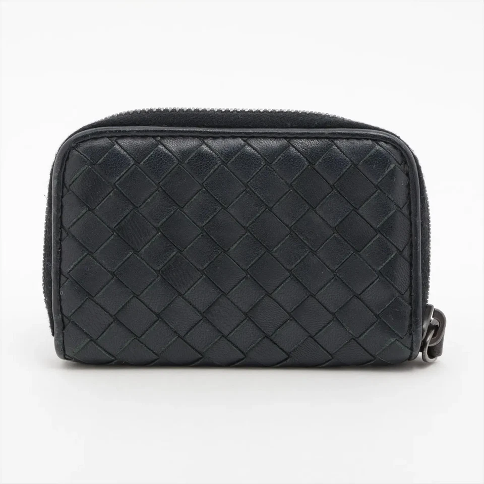 Bottega Veneta Intrecciato Leather Coin Purse Black - Image 2 of 4