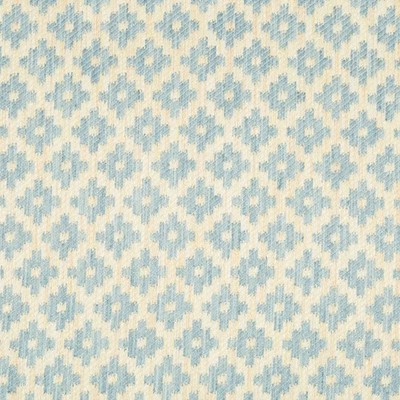Brunschwig & Fils Geometric Weave Fabric- Baronet Strie / Sky 1 yd 8017142.15