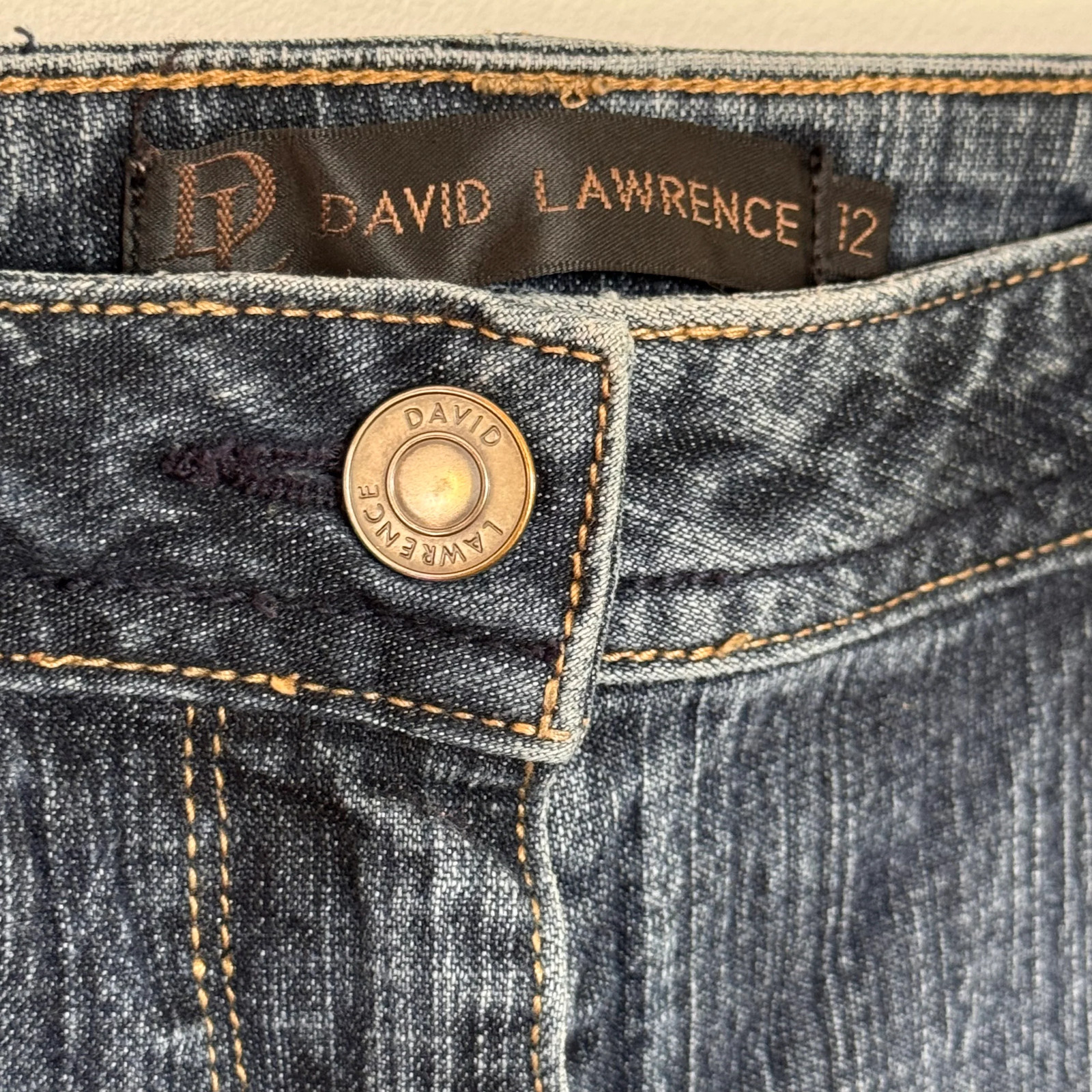 David Lawrence Bootcut Jeans – Size 12 – Dark Wash – Cotton Blend – image 9