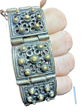 Vintage-Armband aus Messing im brutalistischen  ,60er-70er ( PS-49 )