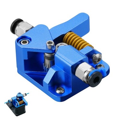 3D Printer Extruder for Ender 3 Dual Gear Filament Bowden Extruder, Aluminum ...