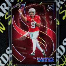 2025 Panini Silhouette Tavien St. Clair Holo Silver /149 Ohio State Buckeyes NIL