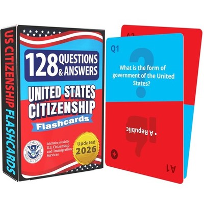 Citizenship Flash Cards 2026, USCIS Civics Questions Study Guide
