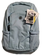 SwissGear 8117 Laptop Backpack, Light Blue, 17.75 Inches