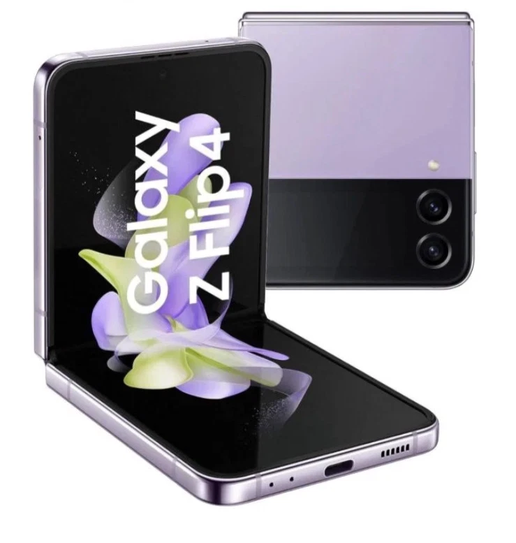 Samsung Galaxy Z Flip4 256GB Purple Unlocked Battery 91% Android 16 - Very Good