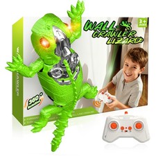 Wall Crawler Gecko Toy, Rechargeable Remote Control Lizard that Climbs Walls ...