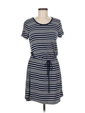 Olive and Oak Women Blue Casual Dress M