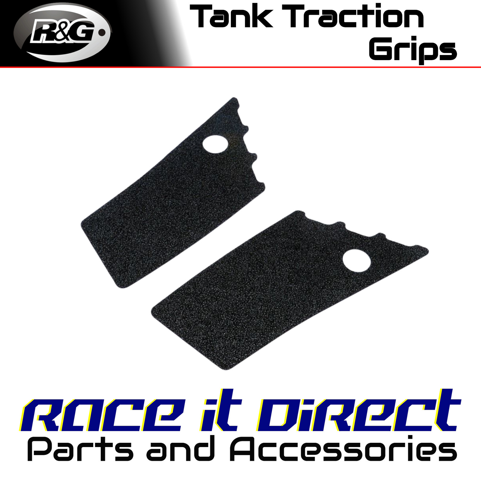 Tank Traction Grips for Zero DSR 2019-2023 Clear R&G