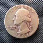 1945-D Washington Quarter 25C Silver 0.900 Business Strike KM#164