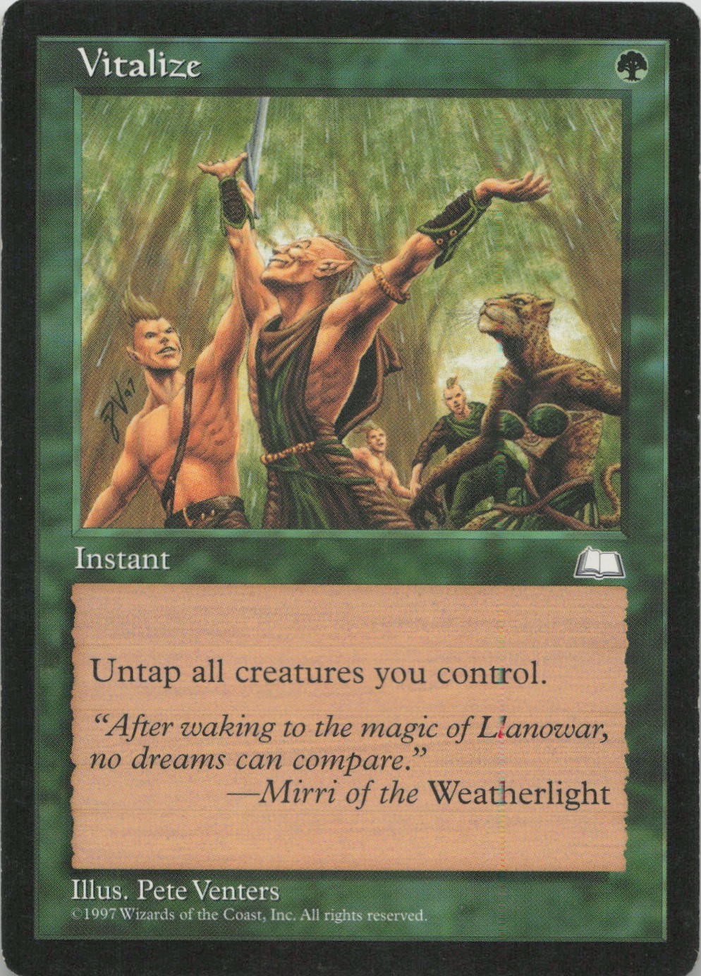 Vitalize C Weatherlight - LP MTG