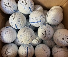 42 Callaway Supersoft "Splash Splatter" Mint And Pearl Grade Golf Balls