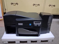 HID Fargo DTC4500e ID Card Printer Dual Sided Color Encoder Input Hopper