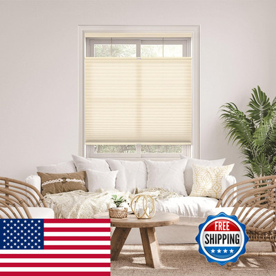 Dez Furnishings Cordless 1.5 Light Filtering Top Down Bottom Up Cellular Shade