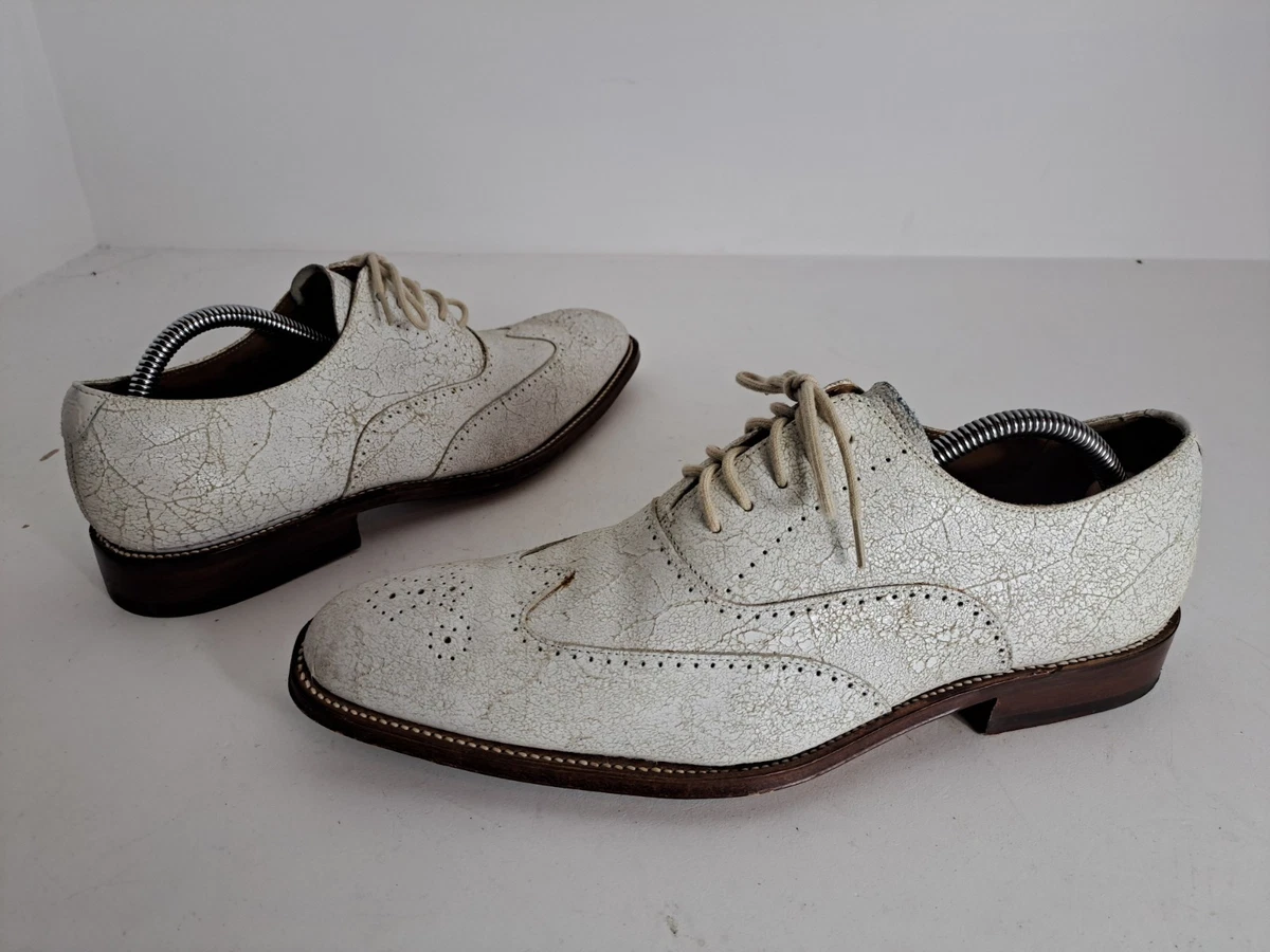 Fred Perry ETON Leather Brogue Wingtip Lace Up Oxfords Men\'s Size 11 Upper Leather Lace Up Grey Formal Shoes for Men for sale | eBay main image 4