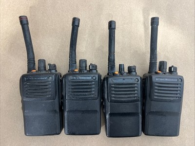 Lot (4) Vertex VX821 VX-821-G7-5 16 Ch 5W Radios (Radios Only)