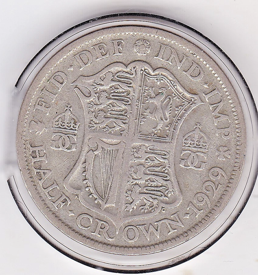 银色1929 年英国硬币| eBay