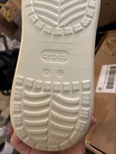 Crocs White/Bone men’s size 13 new in replacement box - Picture 5 of 5