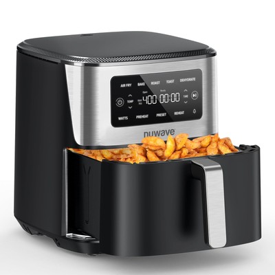 Brio Plus 6-in-1 Fryer, 7-Qt Large Capacity, 50°F 400°F Precise Temp Control,...