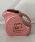 Fiestaware Mini Disc Pitcher~2022~PEONY~54th color~Dillard's exclusive~NEW