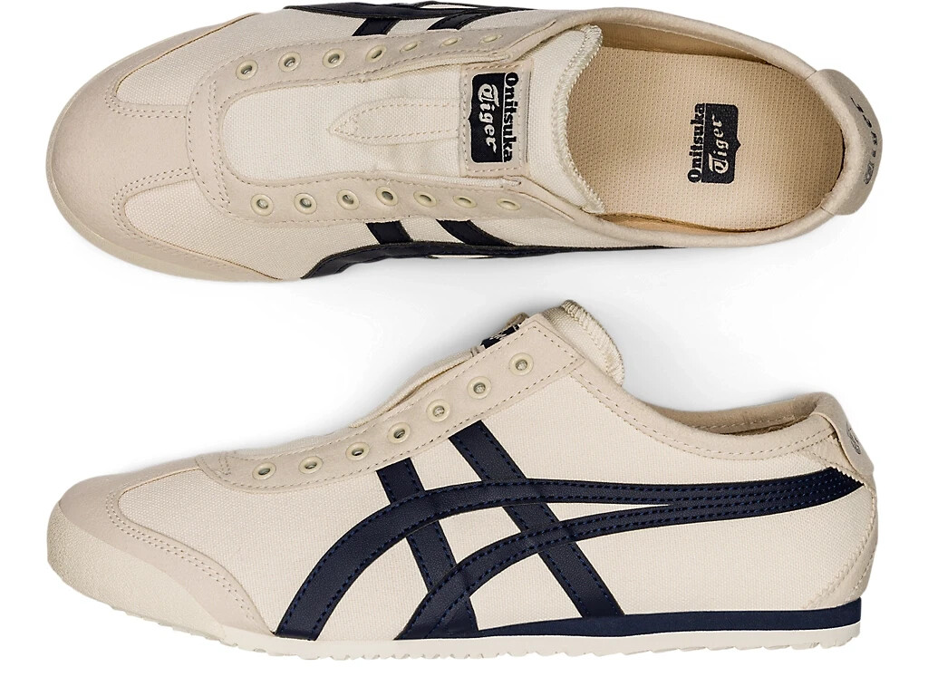 大人気★onitsuka tiger MEXICO 66 SLIP-ON★キャンバスアッパー Onitsuka tiger MEXICO 66 SLIP-ON BIRCH/MIDNIGHT new for