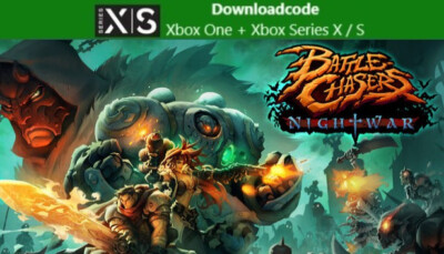 NEU für XBOX One Series XS Spiel Battle Chasers: Nightwar Download Code Game Key
